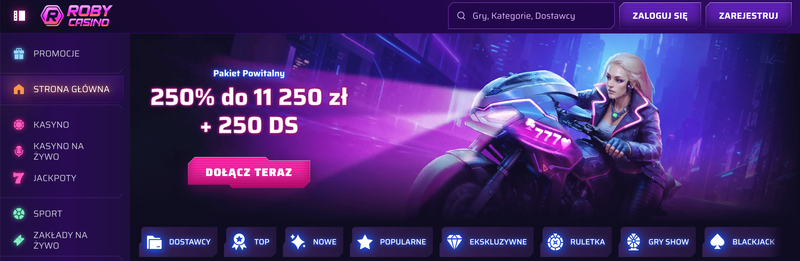 Roby Casino – nowe polskie kasyno z BLIK 2026